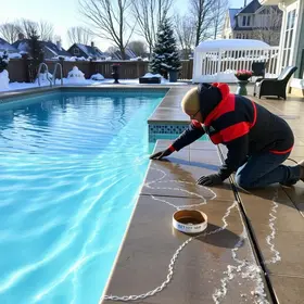 esvaziar piscina antes do inverno