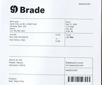 2ª via fatura Bradescard